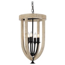 Tokig 4 Light Iron Pendant